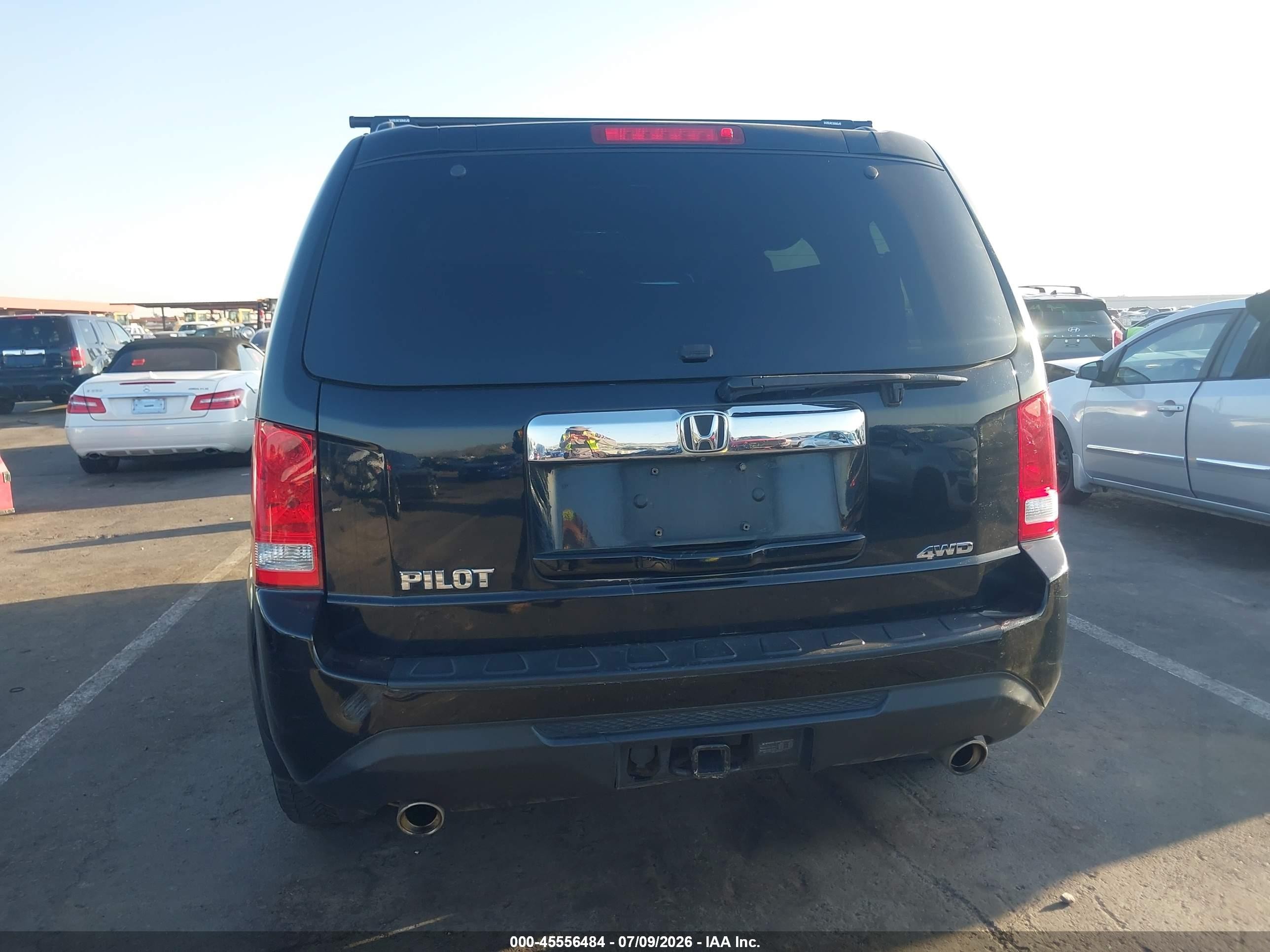 2012 Honda Pilot Ex-l Черный vin: 5FNYF4H5XCB021162