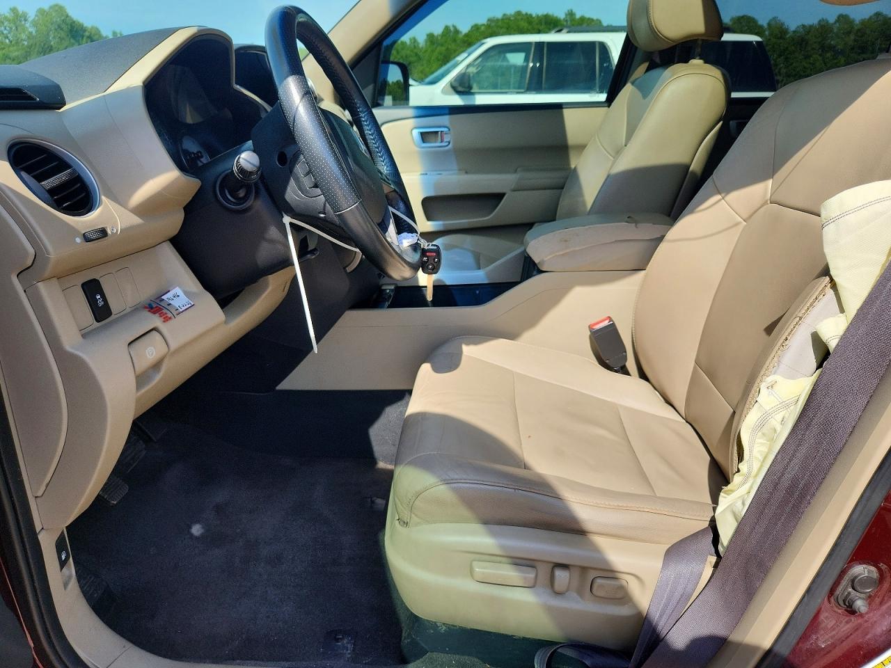 2012 Honda Pilot Exl Burgundy vin: 5FNYF4H5XCB027530