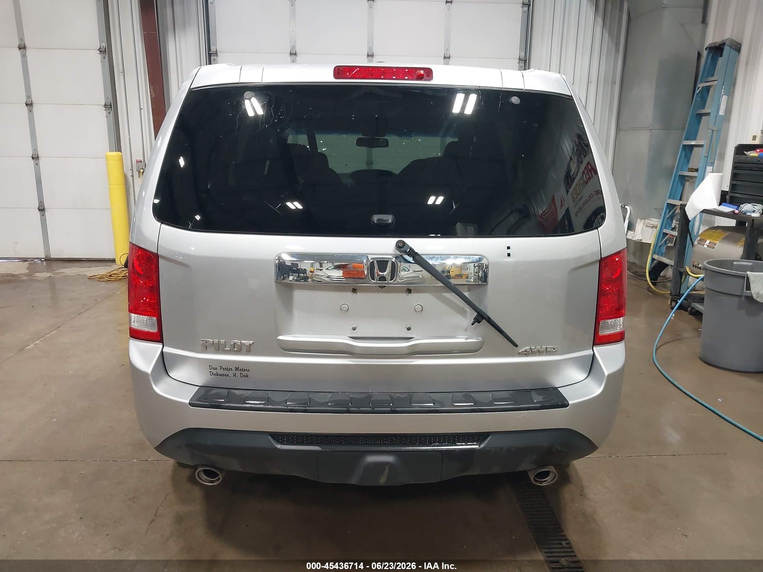 2012 Honda Pilot Ex-l Silver vin: 5FNYF4H5XCB033439