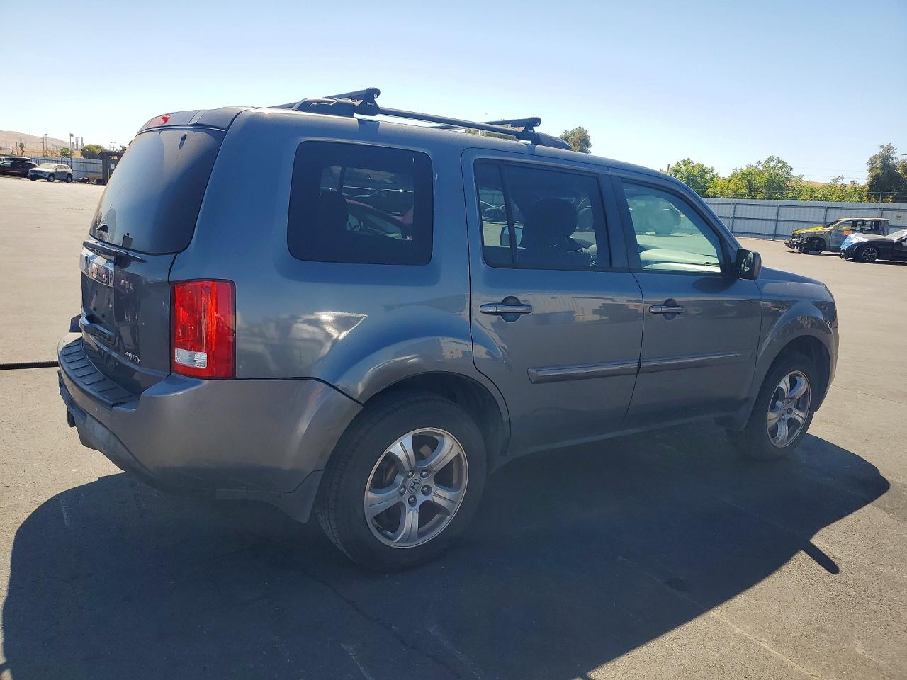 2012 Honda Pilot Exl Gray vin: 5FNYF4H5XCB060835