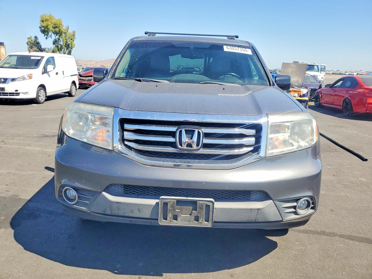 2012 Honda Pilot Exl Gray vin: 5FNYF4H5XCB060835