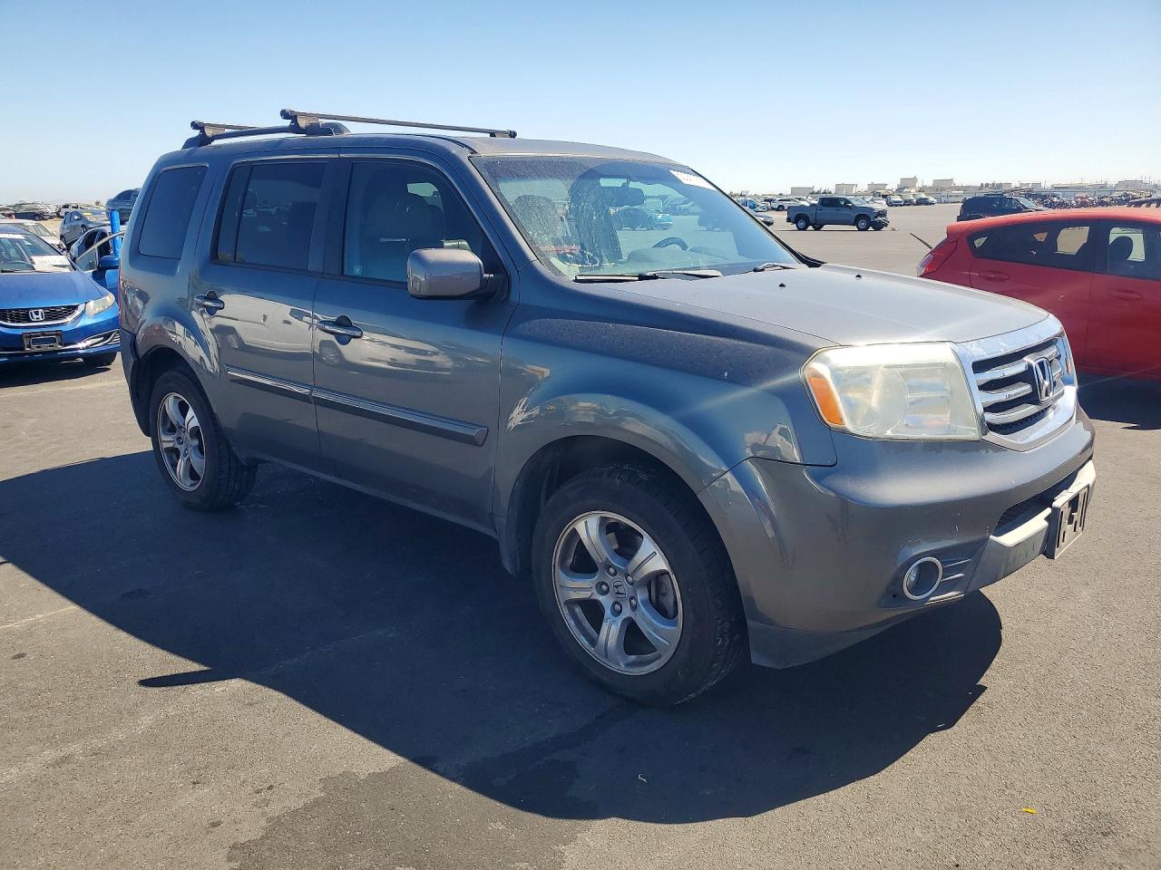 2012 Honda Pilot Exl Gray vin: 5FNYF4H5XCB060835