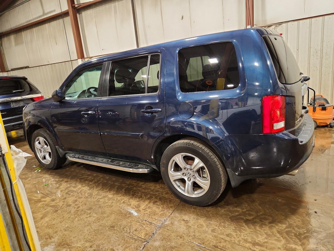 2012 Honda Pilot Exl Blue vin: 5FNYF4H5XCB067932