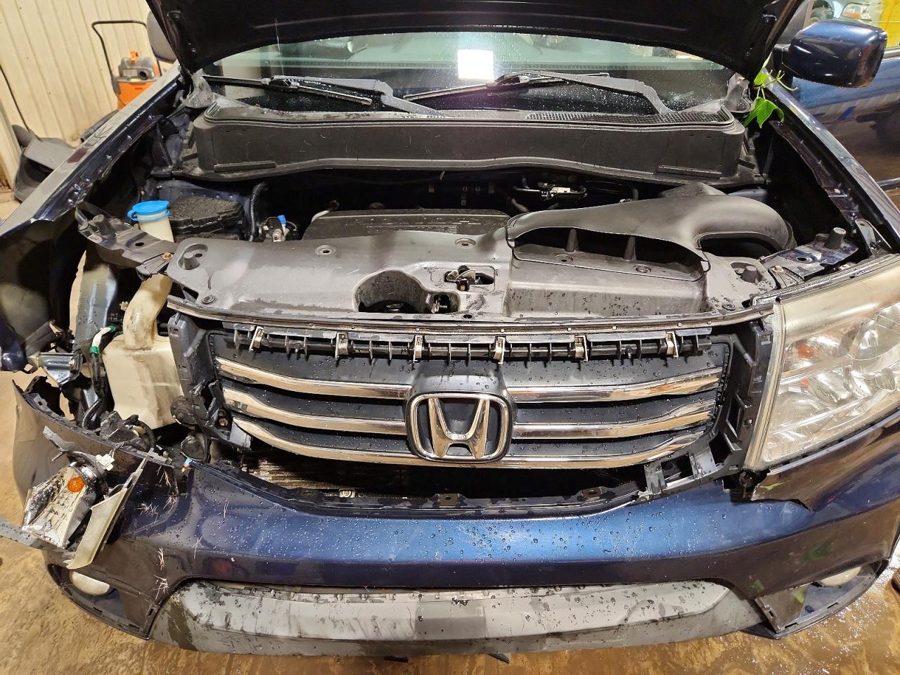 2012 Honda Pilot Exl Blue vin: 5FNYF4H5XCB067932