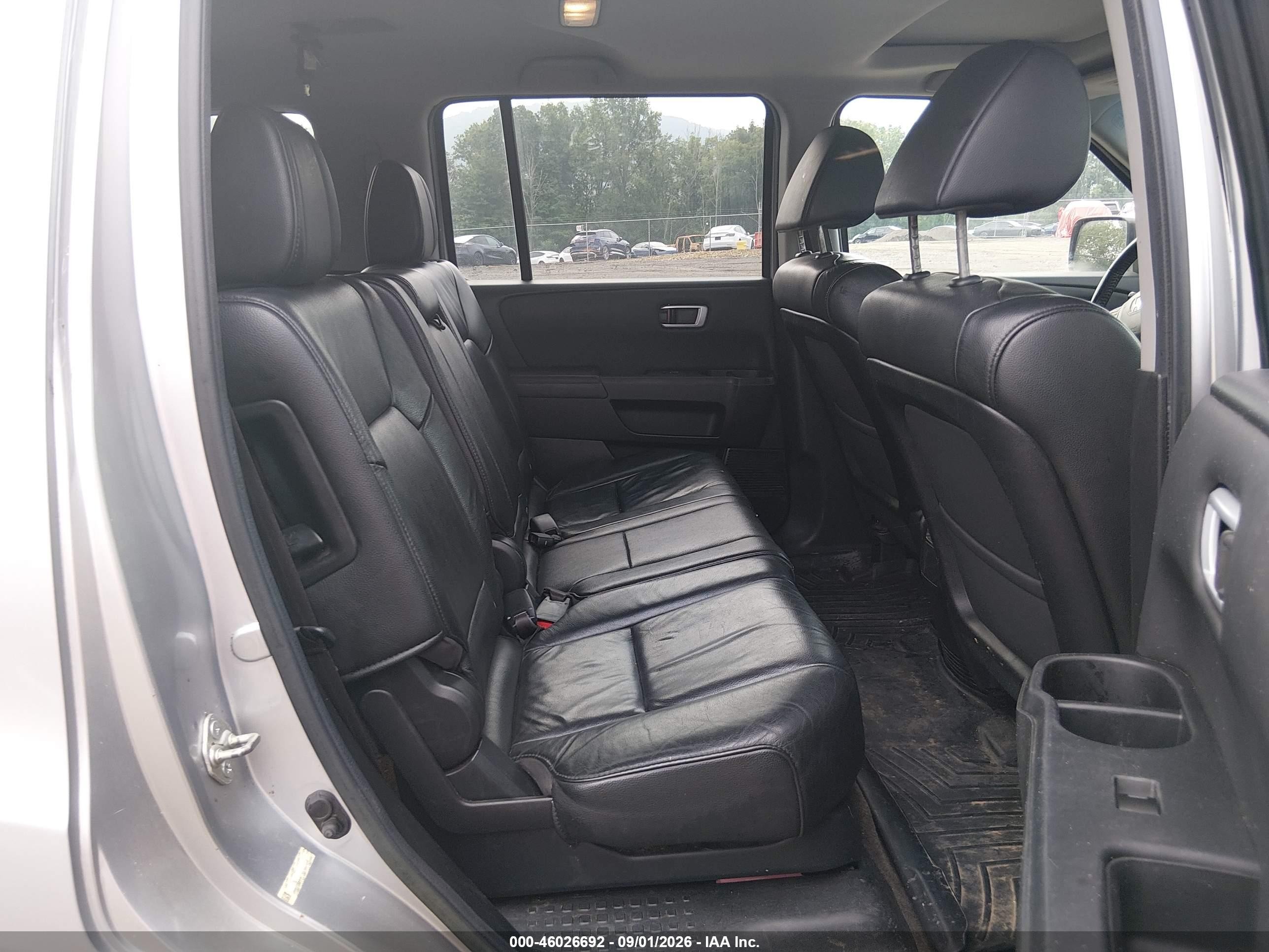 2012 Honda Pilot Ex-l Silver vin: 5FNYF4H5XCB076369
