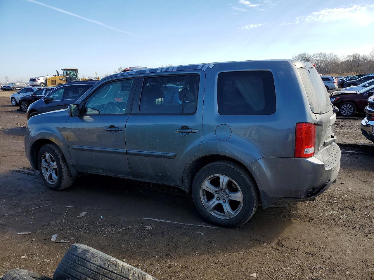 2013 Honda Pilot Exl Gray vin: 5FNYF4H5XDB037279