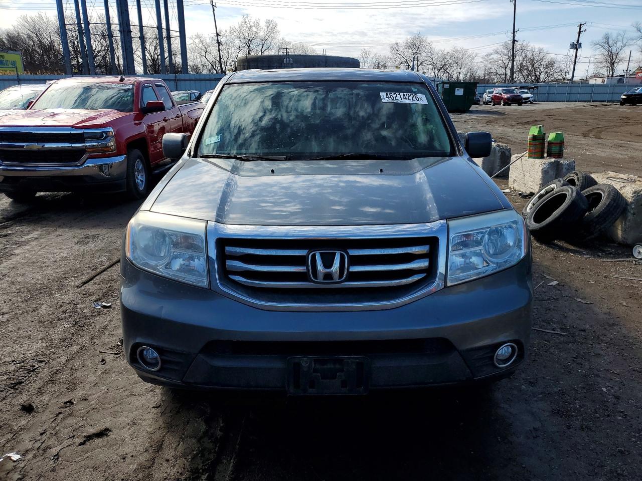 2013 Honda Pilot Exl Gray vin: 5FNYF4H5XDB037279