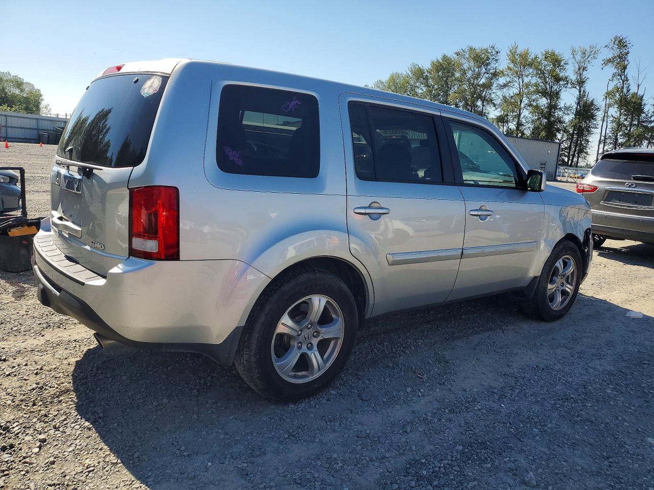2013 Honda Pilot Exl Silver vin: 5FNYF4H5XDB052123
