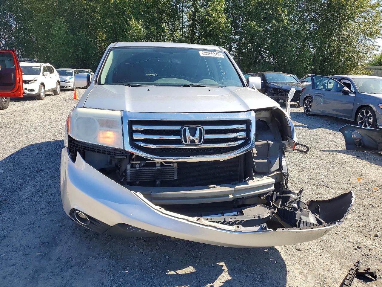 2013 Honda Pilot Exl Silver vin: 5FNYF4H5XDB052123