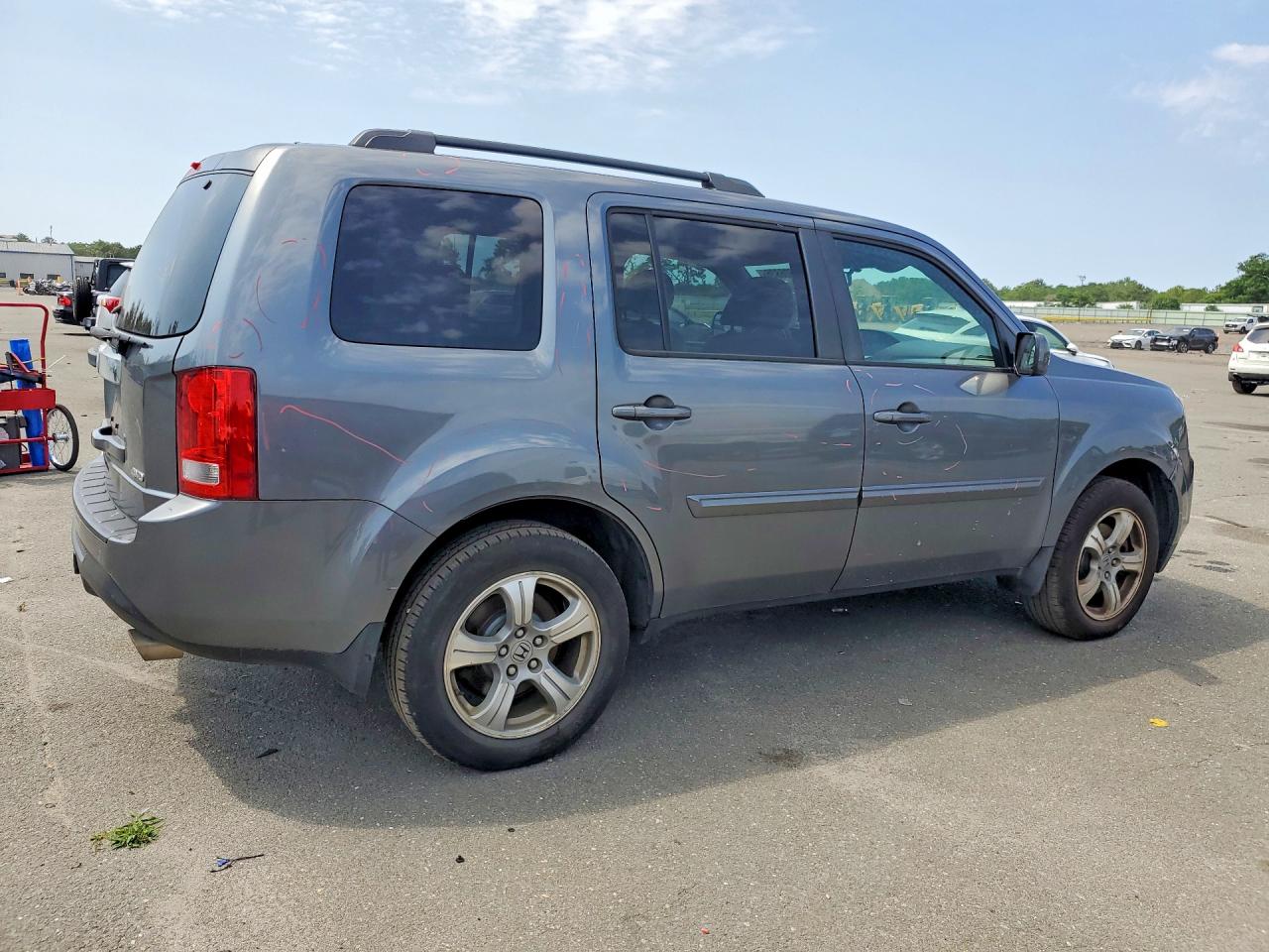 2013 Honda Pilot Exl Gray vin: 5FNYF4H5XDB061212