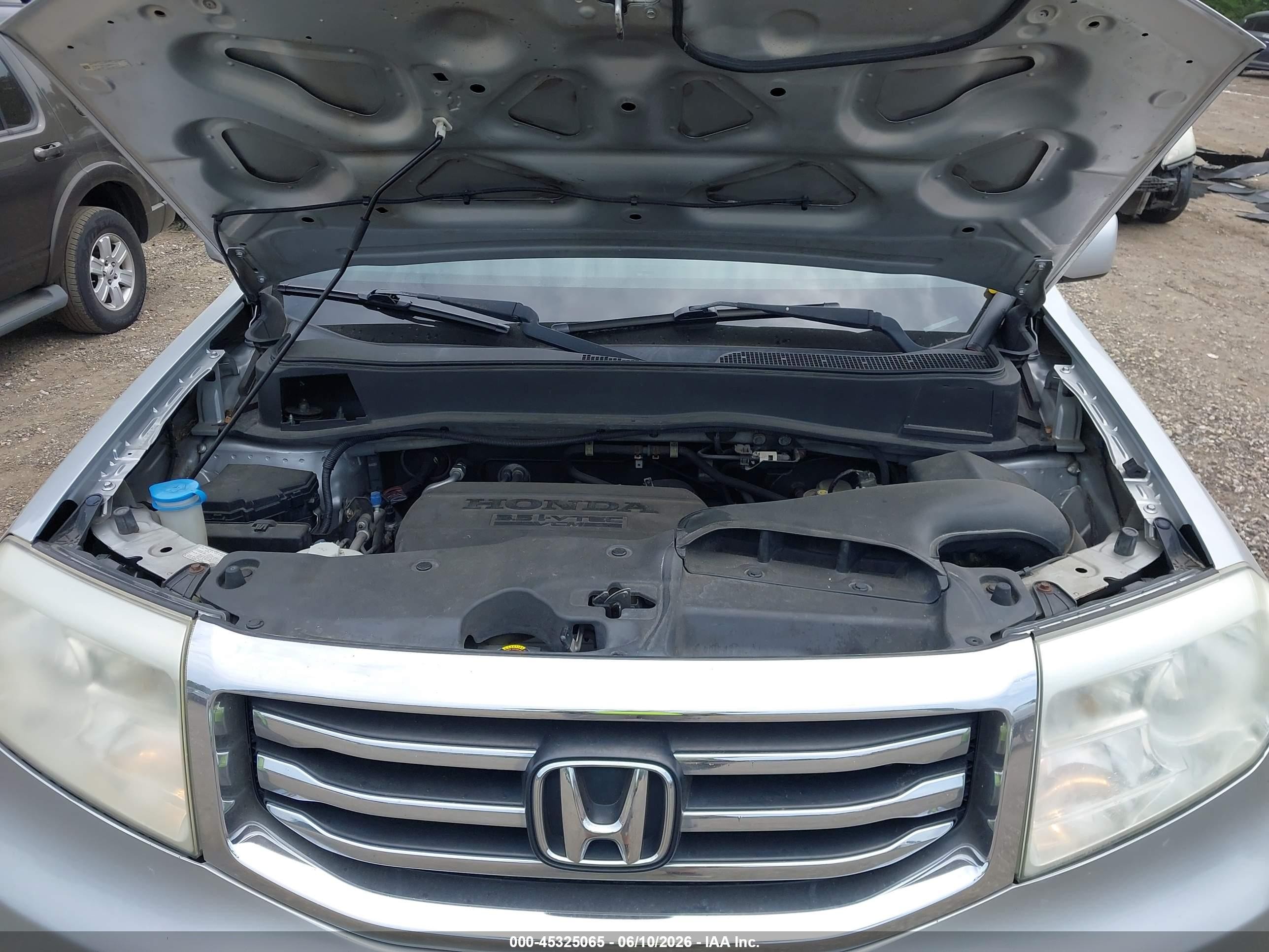 2013 Honda Pilot Ex-l Серебряный vin: 5FNYF4H5XDB069729