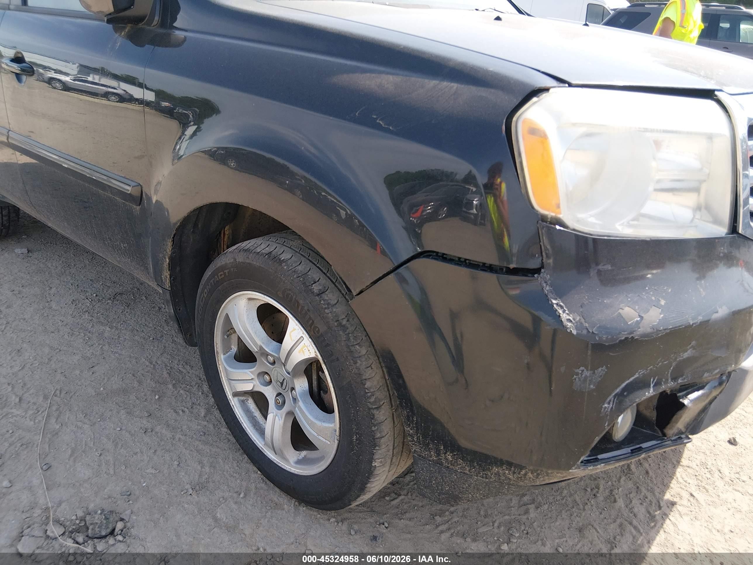 2013 Honda Pilot Ex-l Черный vin: 5FNYF4H5XDB071223