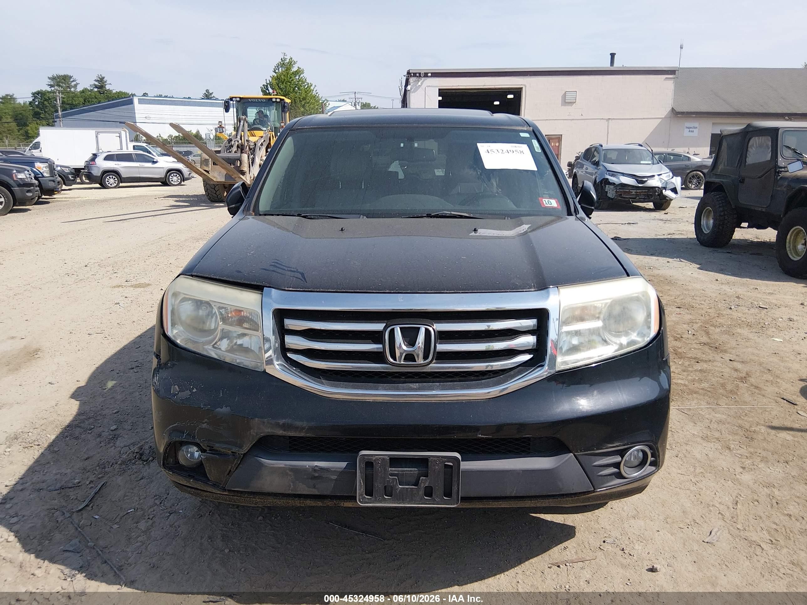 2013 Honda Pilot Ex-l Черный vin: 5FNYF4H5XDB071223