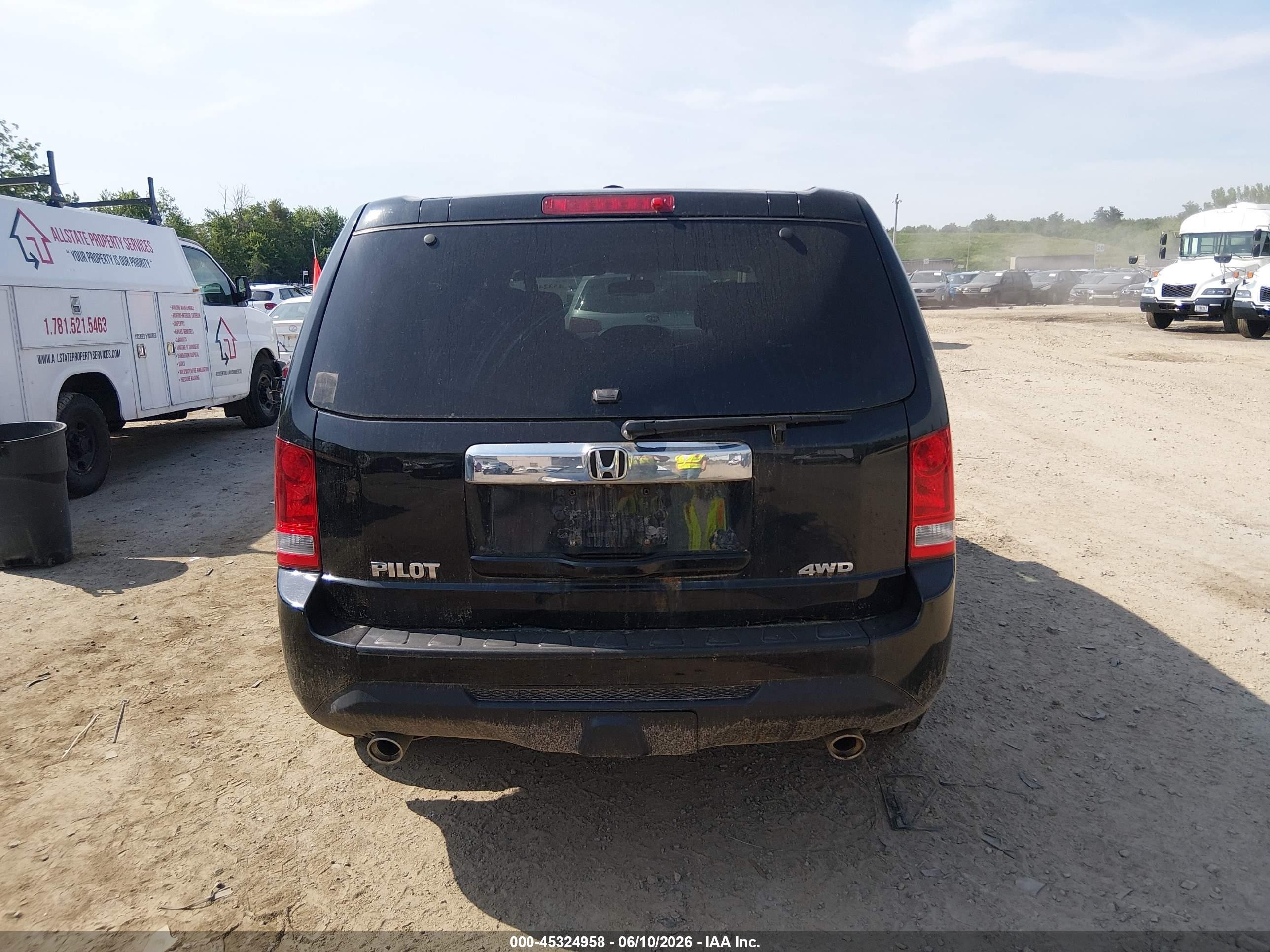 2013 Honda Pilot Ex-l Черный vin: 5FNYF4H5XDB071223