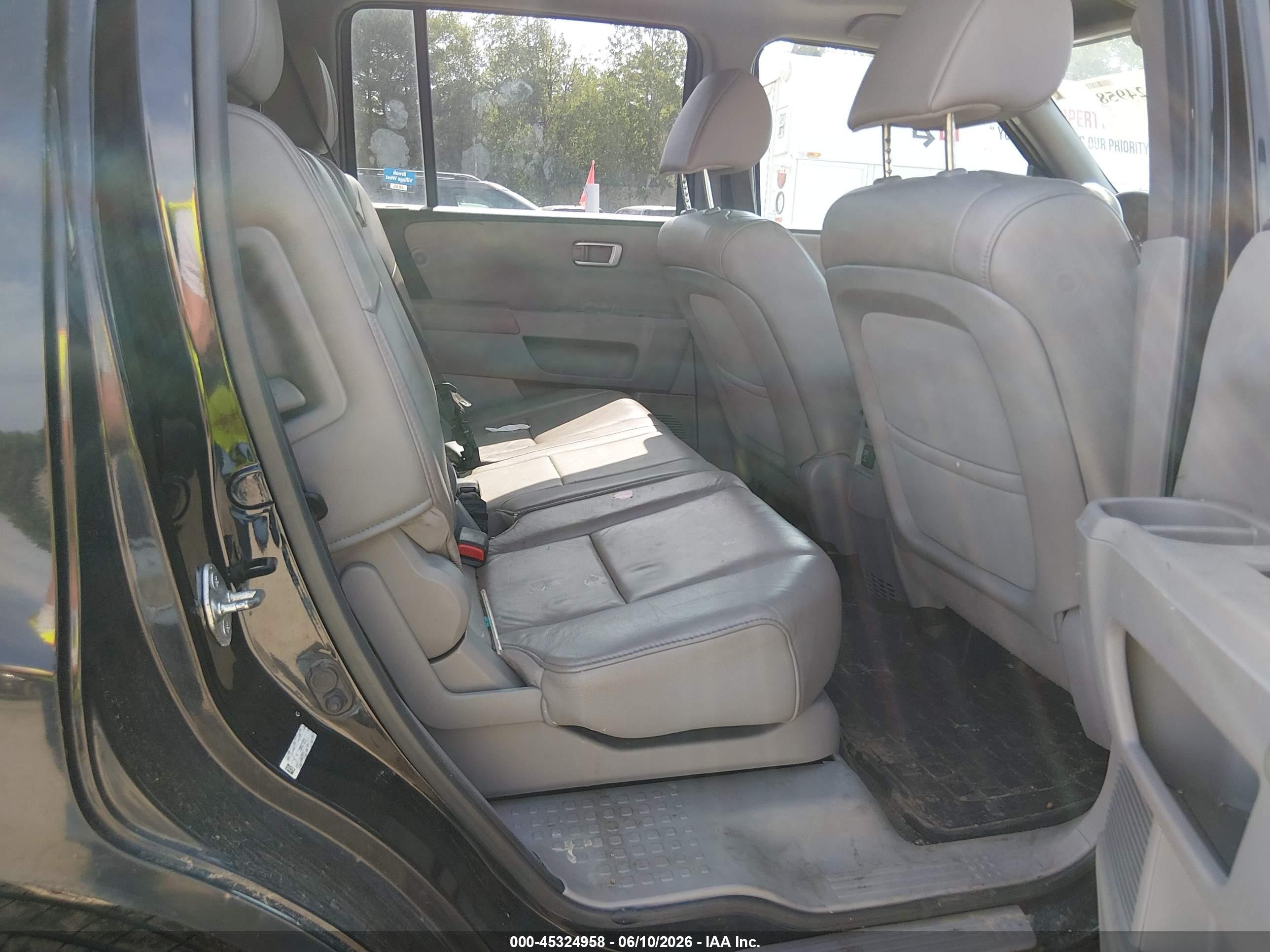 2013 Honda Pilot Ex-l Черный vin: 5FNYF4H5XDB071223