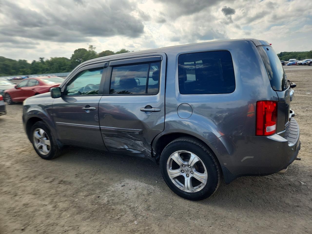2013 Honda Pilot Exl Gray vin: 5FNYF4H5XDB073473