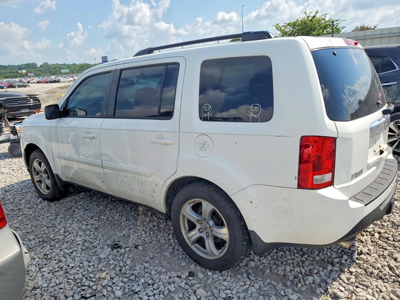 2014 Honda Pilot Exl Белый vin: 5FNYF4H5XEB021486
