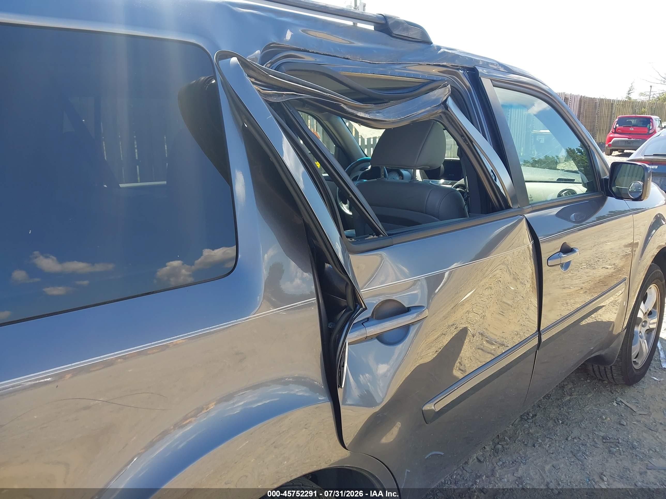 2014 Honda Pilot Ex-l Серый vin: 5FNYF4H5XEB040880