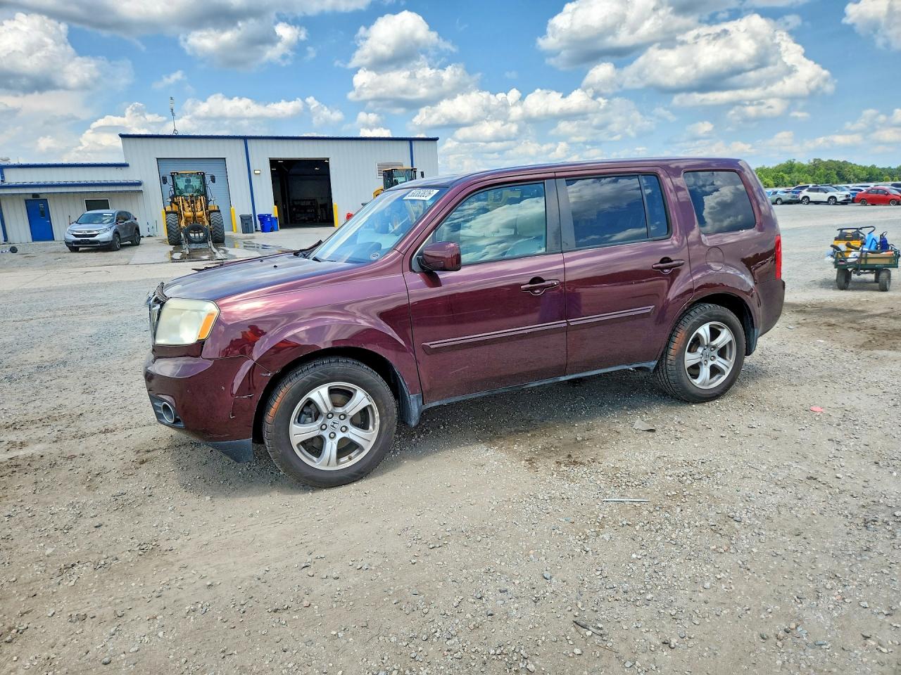 2014 Honda Pilot Exl Purple vin: 5FNYF4H5XEB046145