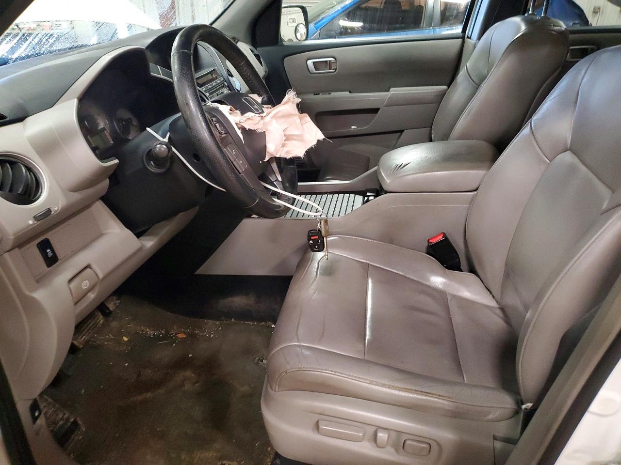 2014 Honda Pilot Exl White vin: 5FNYF4H5XEB049305