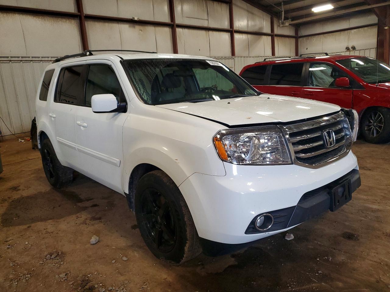 2014 Honda Pilot Exl White vin: 5FNYF4H5XEB049305