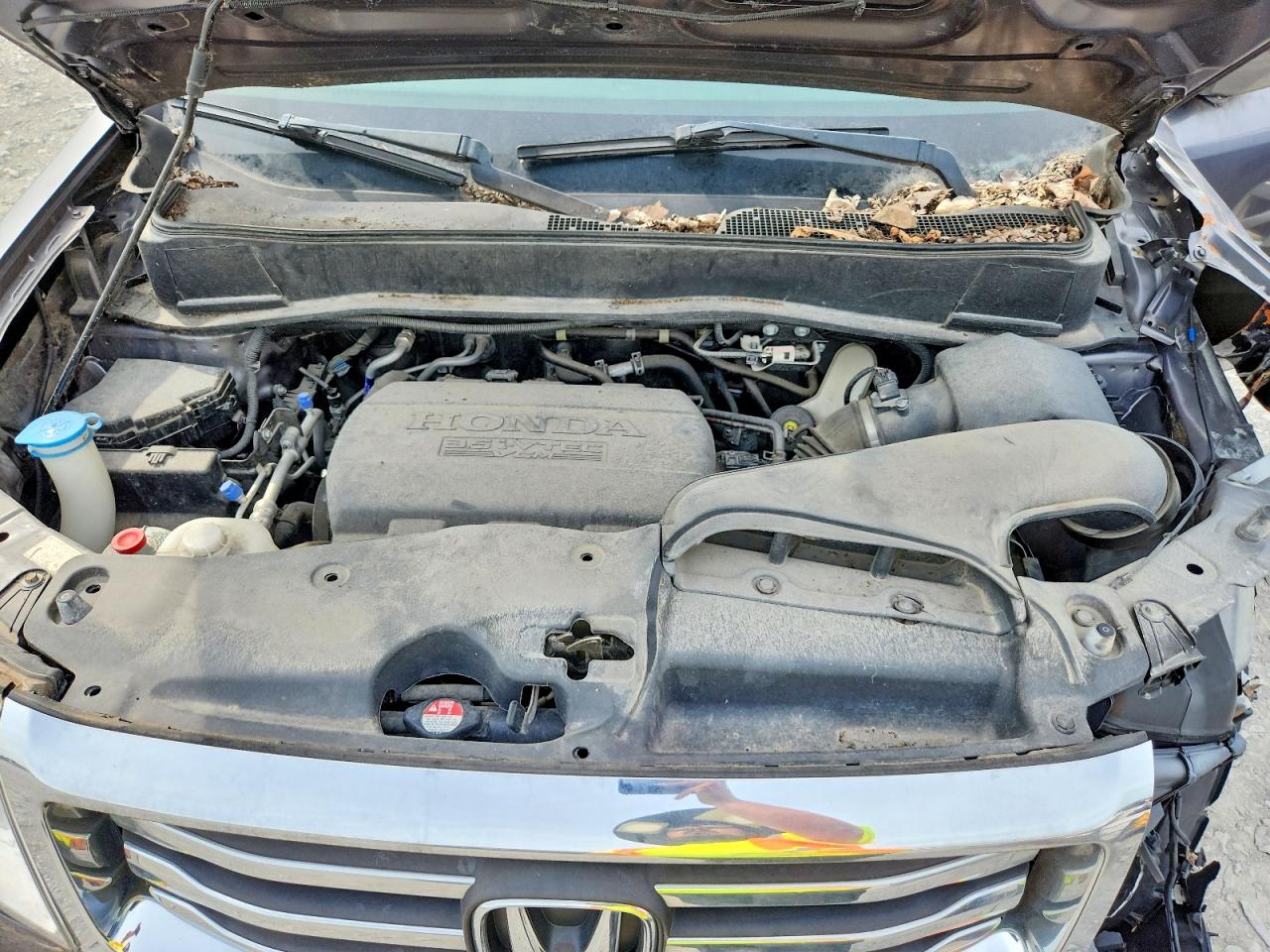 2014 Honda Pilot Exl Gray vin: 5FNYF4H5XEB055492