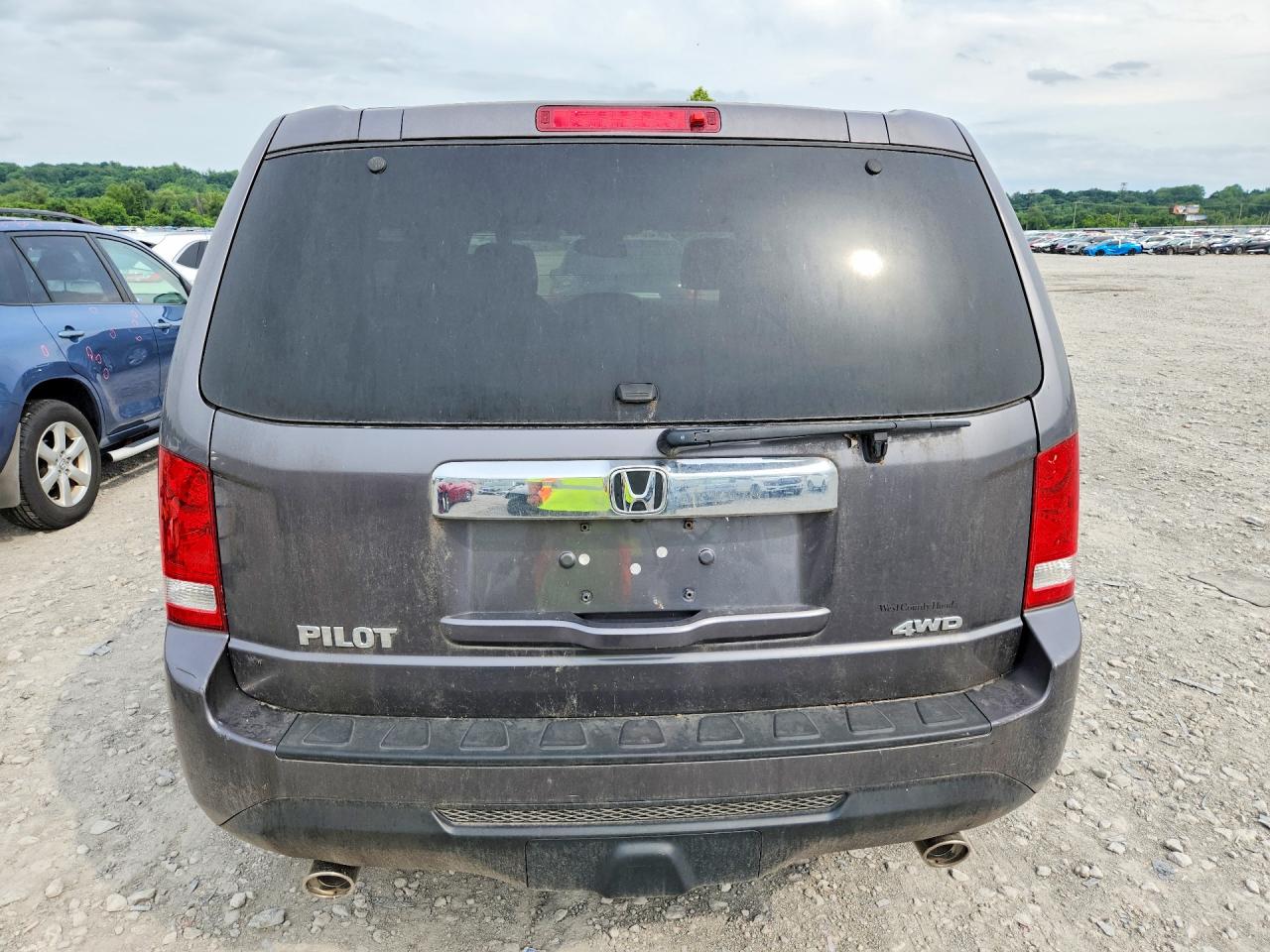 2014 Honda Pilot Exl Gray vin: 5FNYF4H5XEB055492