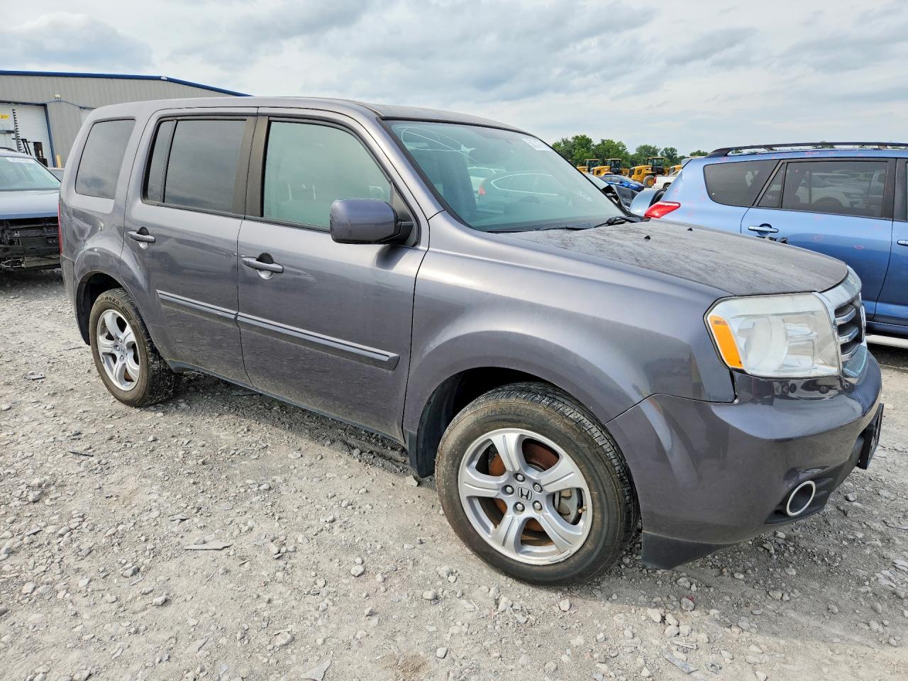 2014 Honda Pilot Exl Gray vin: 5FNYF4H5XEB055492