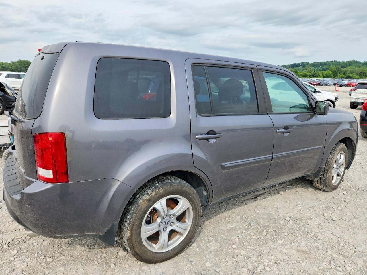 2014 Honda Pilot Exl Gray vin: 5FNYF4H5XEB055492