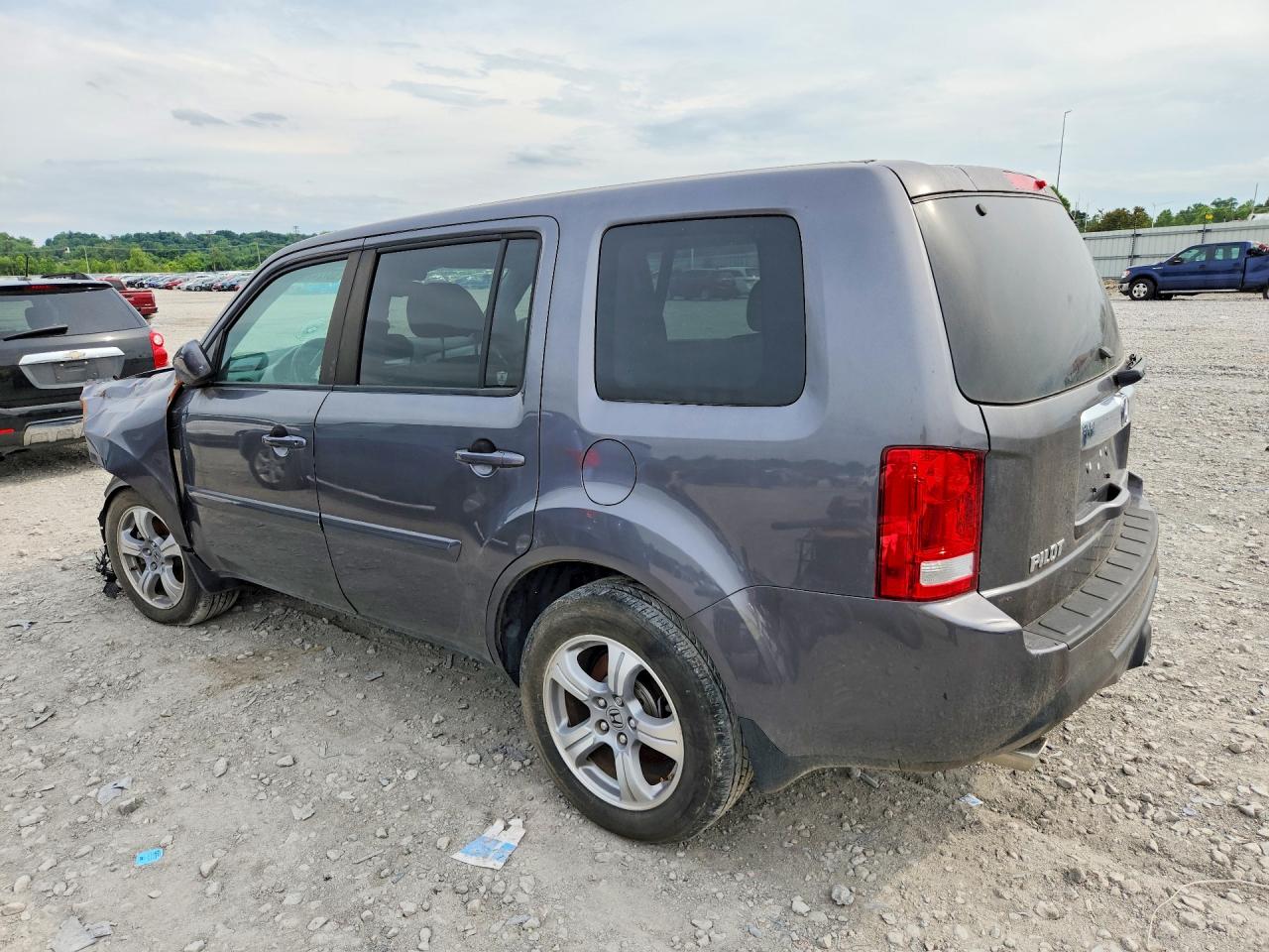 2014 Honda Pilot Exl Gray vin: 5FNYF4H5XEB055492