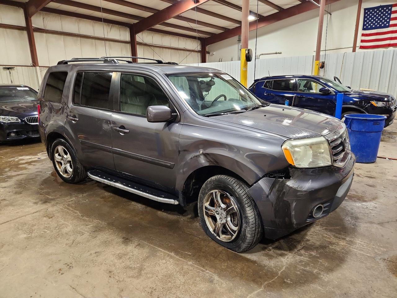 2015 Honda Pilot Exl Gray vin: 5FNYF4H5XFB015382