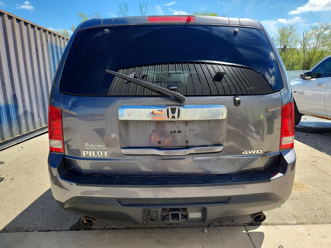 2015 Honda Pilot Exl Gray vin: 5FNYF4H5XFB018380
