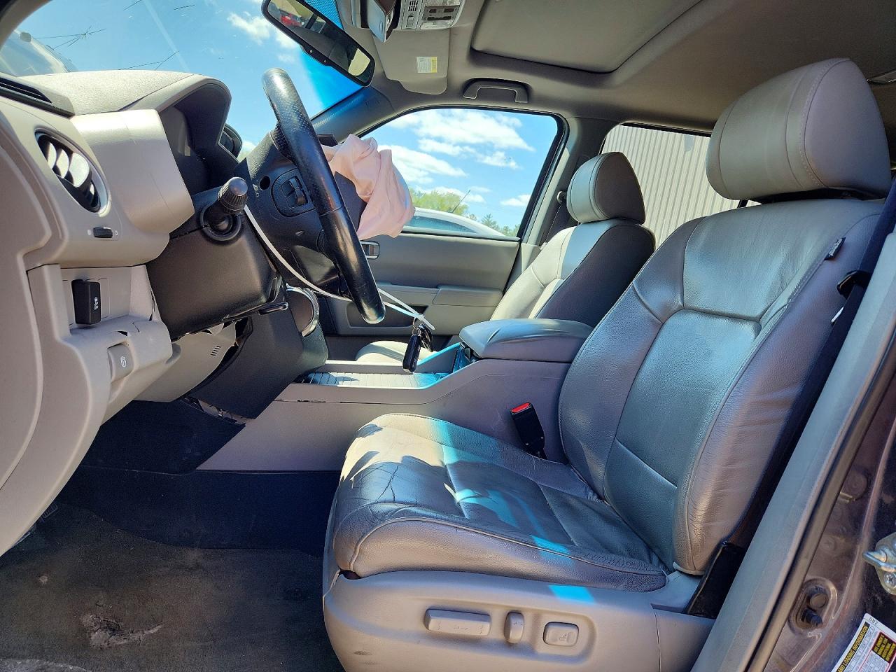 2015 Honda Pilot Exl Gray vin: 5FNYF4H5XFB018380