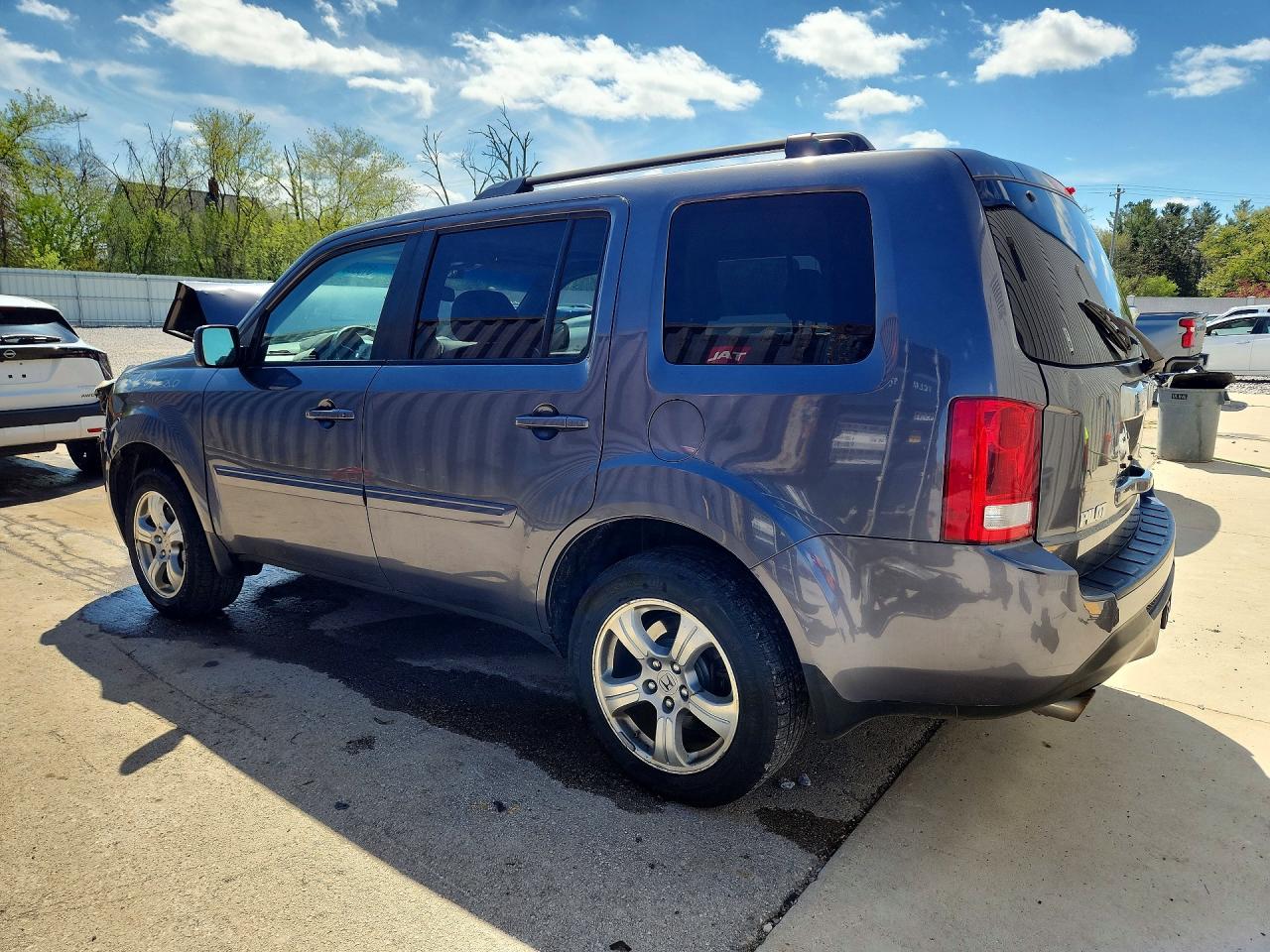 2015 Honda Pilot Exl Gray vin: 5FNYF4H5XFB018380