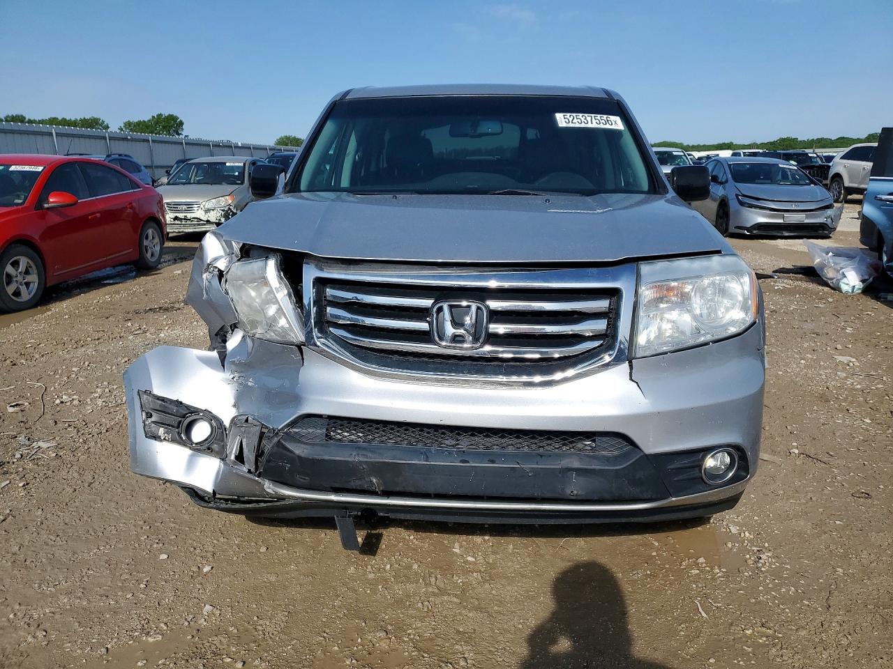 2015 Honda Pilot Exl Gray vin: 5FNYF4H5XFB022316