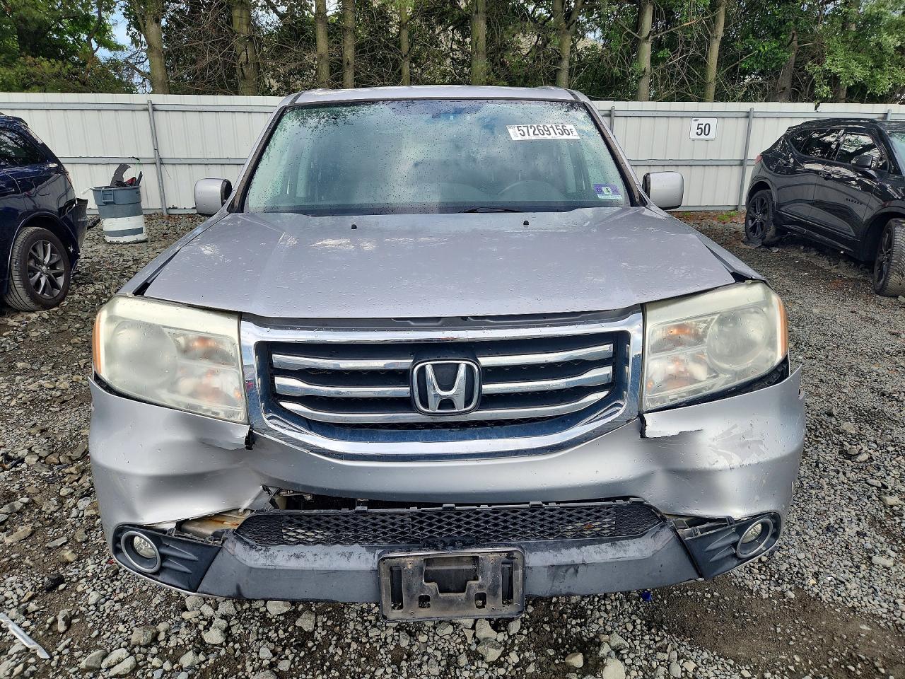 2015 Honda Pilot Exl Silver vin: 5FNYF4H5XFB035115