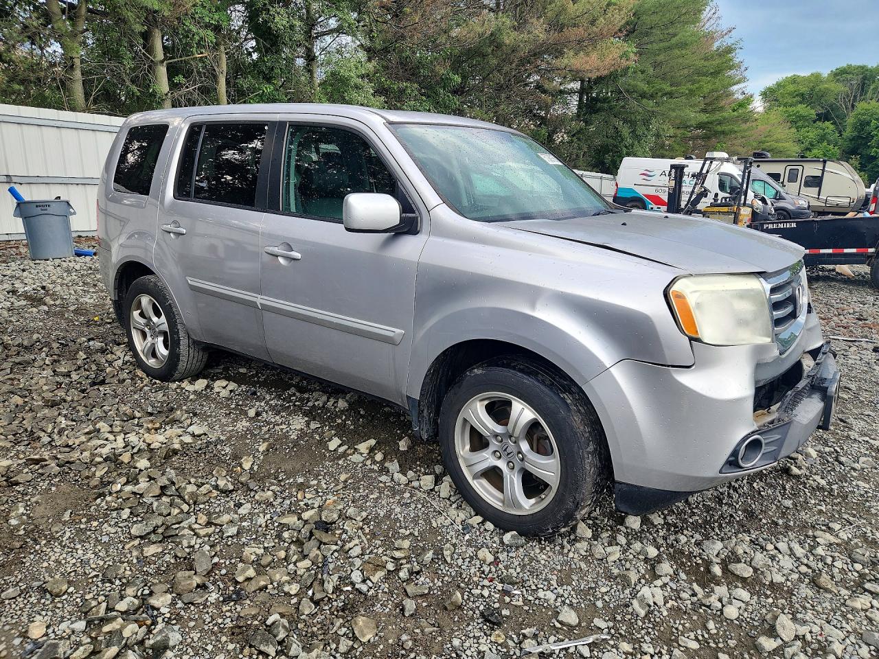 2015 Honda Pilot Exl Silver vin: 5FNYF4H5XFB035115