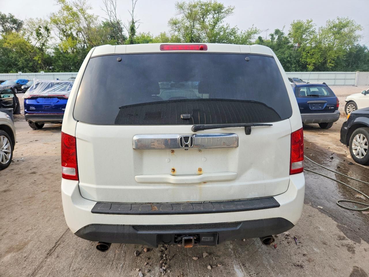 2015 Honda Pilot Exl White vin: 5FNYF4H5XFB042212