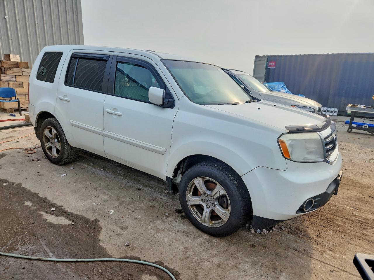 2015 Honda Pilot Exl White vin: 5FNYF4H5XFB042212