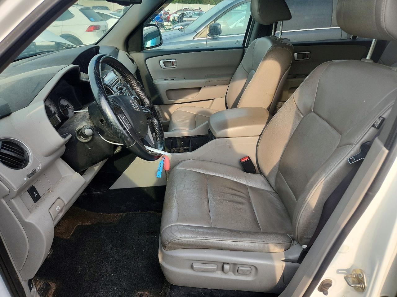 2015 Honda Pilot Exl White vin: 5FNYF4H5XFB042212