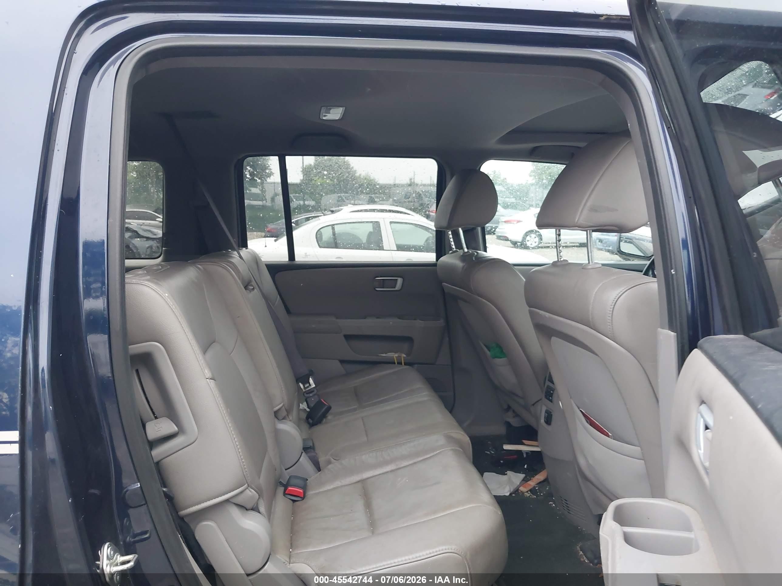 2015 Honda Pilot Ex-l Blue vin: 5FNYF4H5XFB059009