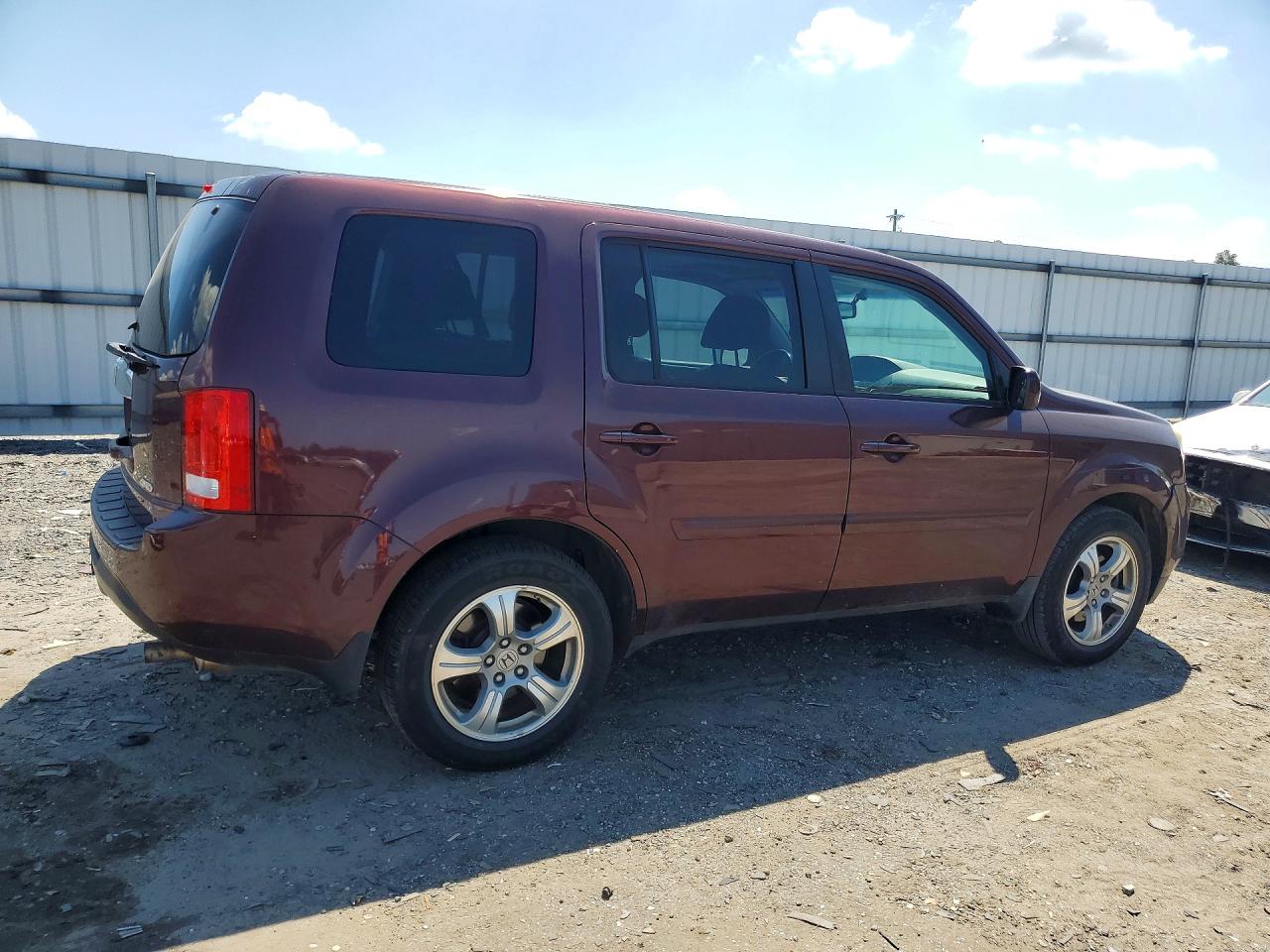 2015 Honda Pilot Exl Бордовый vin: 5FNYF4H5XFB059544