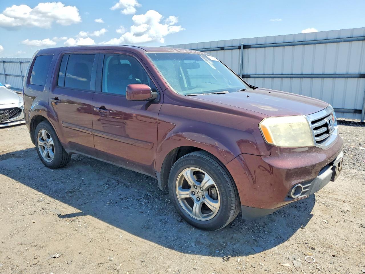 2015 Honda Pilot Exl Бордовый vin: 5FNYF4H5XFB059544