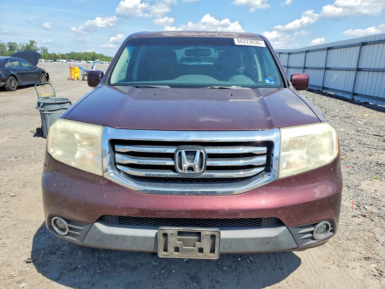2015 Honda Pilot Exl Бордовый vin: 5FNYF4H5XFB059544