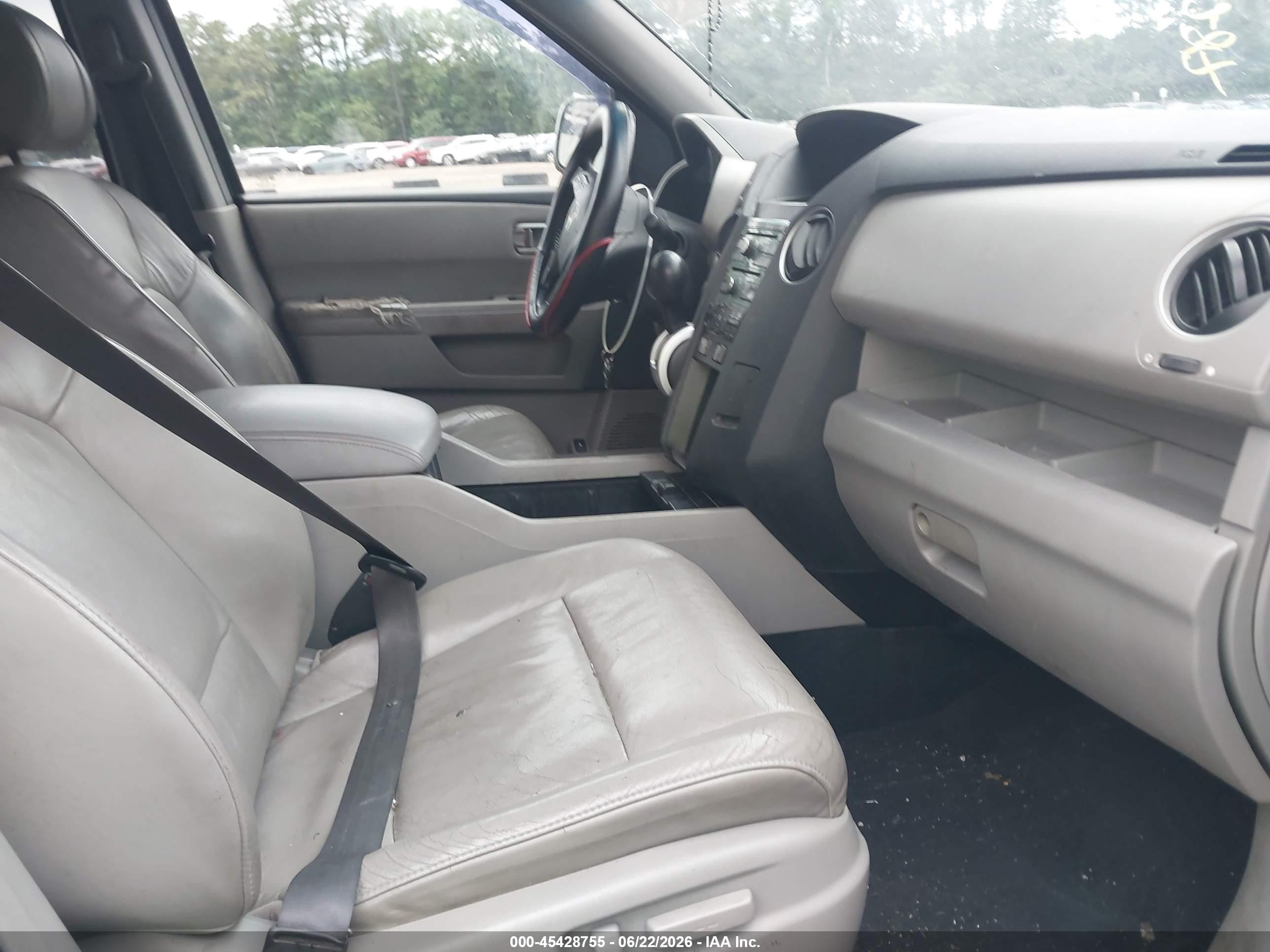 2010 Honda Pilot Ex-l Black vin: 5FNYF4H60AB006191