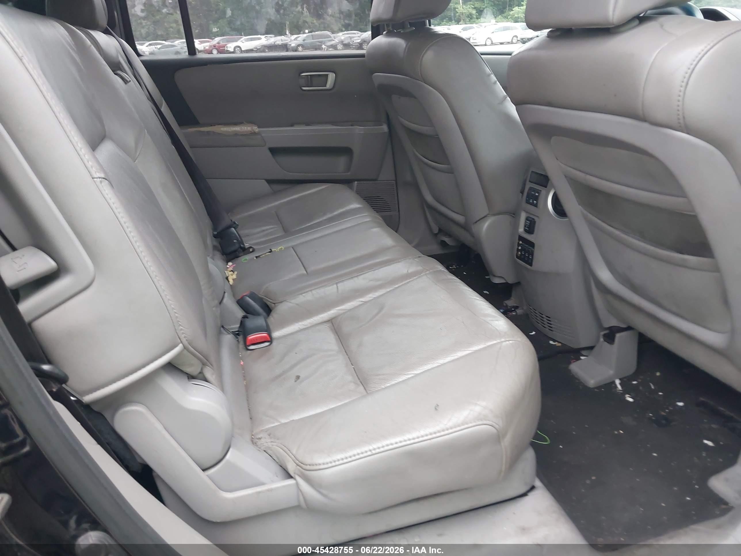 2010 Honda Pilot Ex-l Black vin: 5FNYF4H60AB006191