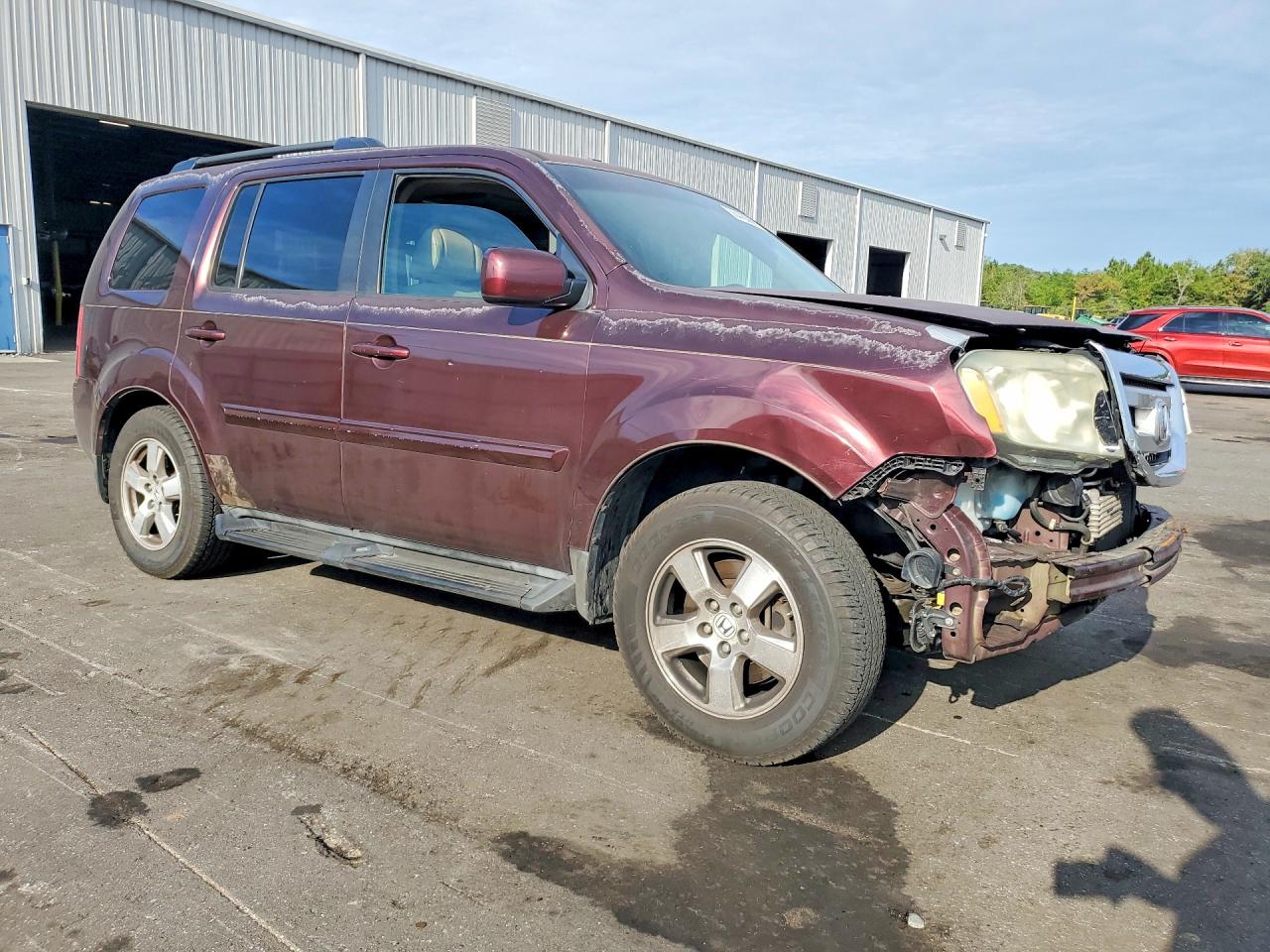2010 Honda Pilot Бордовый vin: 5FNYF4H60AB007843