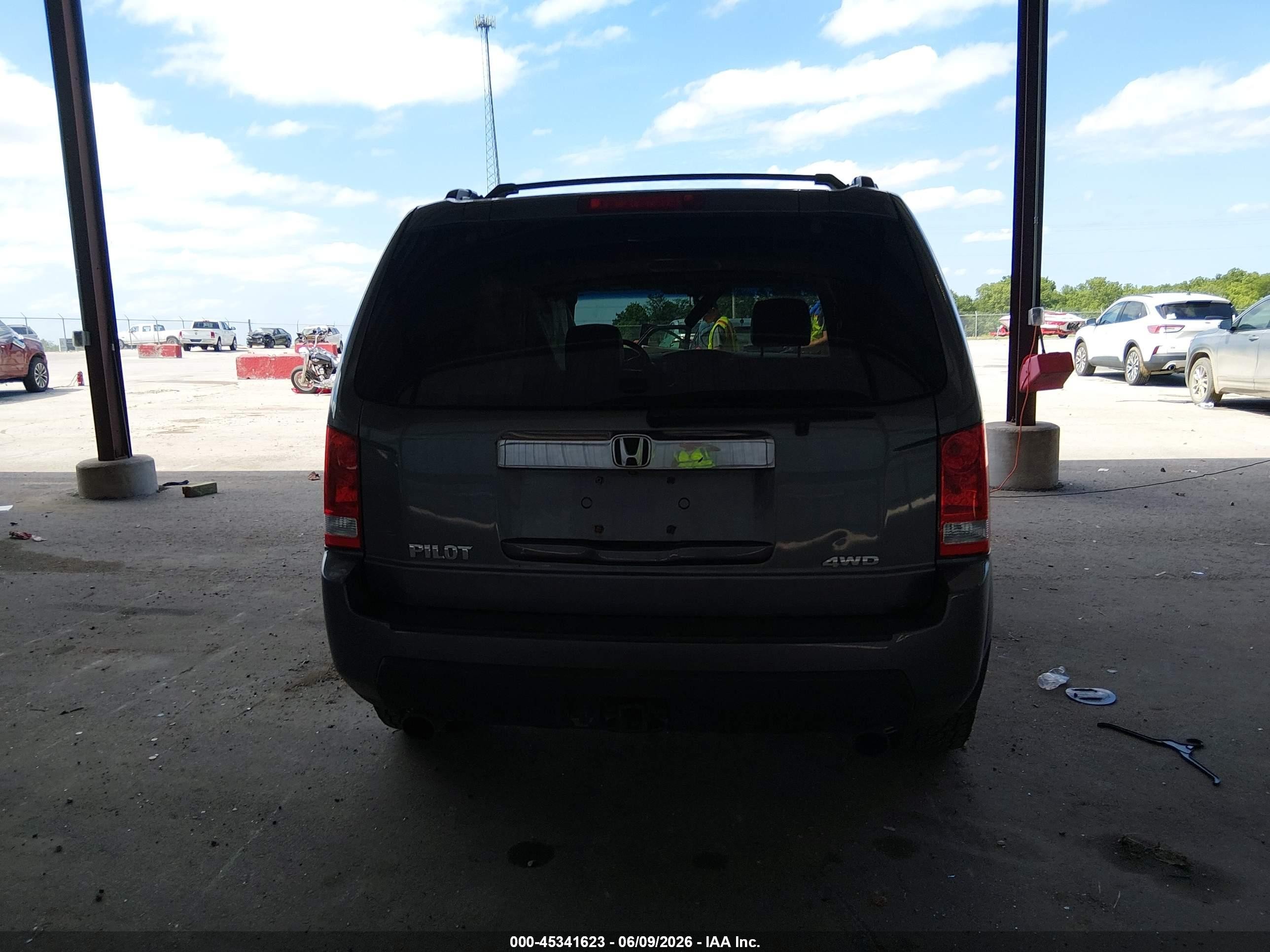 2010 Honda Pilot Ex-l Gray vin: 5FNYF4H60AB032631