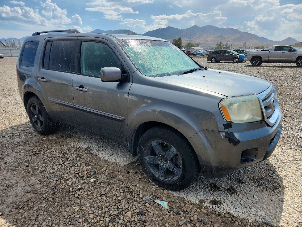 2010 Honda Pilot Exl Серый vin: 5FNYF4H60AB038204