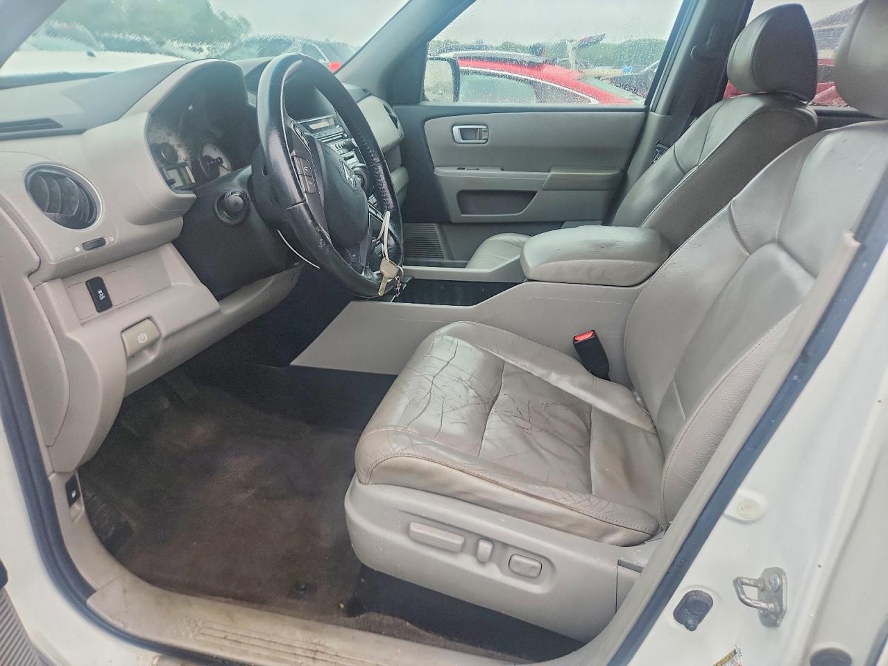 2012 Honda Pilot Exl White vin: 5FNYF4H60CB008882